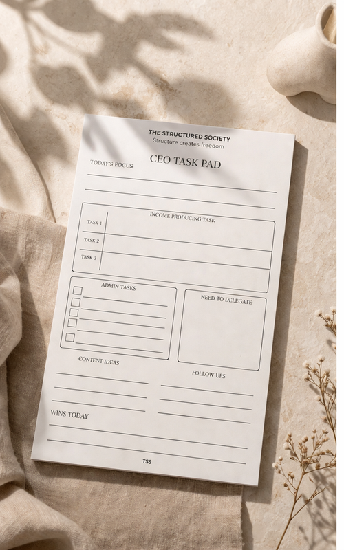 CEO Task Pad